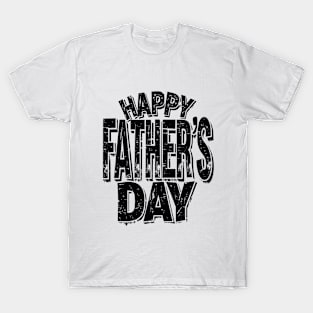 Father:s Day Lettering Grunge T-Shirt